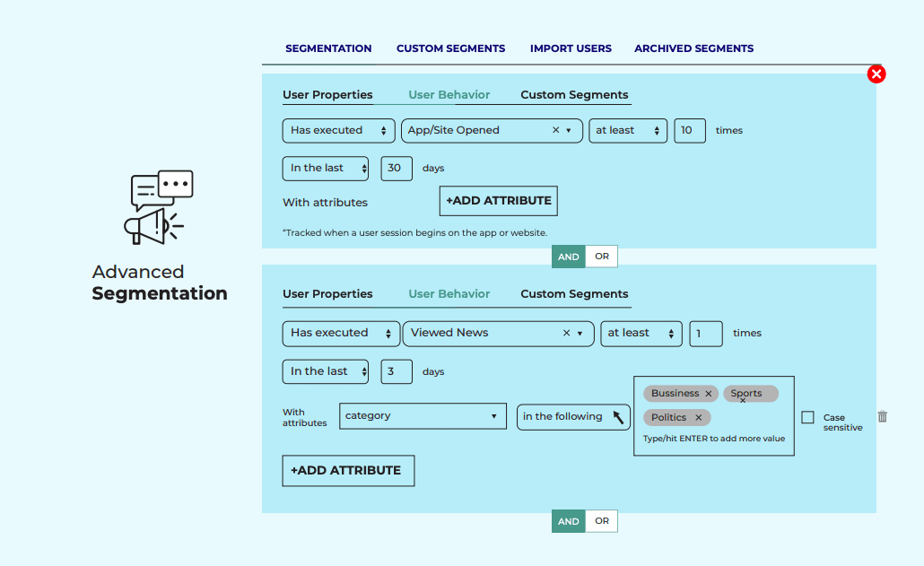 advanced segmentation