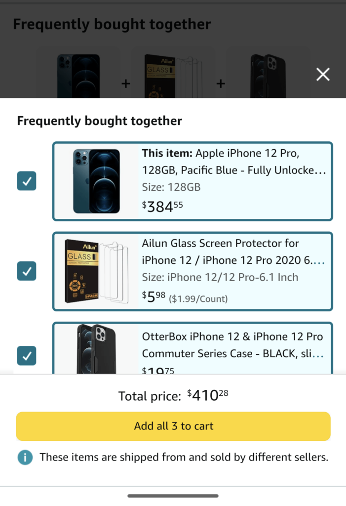 Amazon’s offers real-time product recommendations based on customer activity.