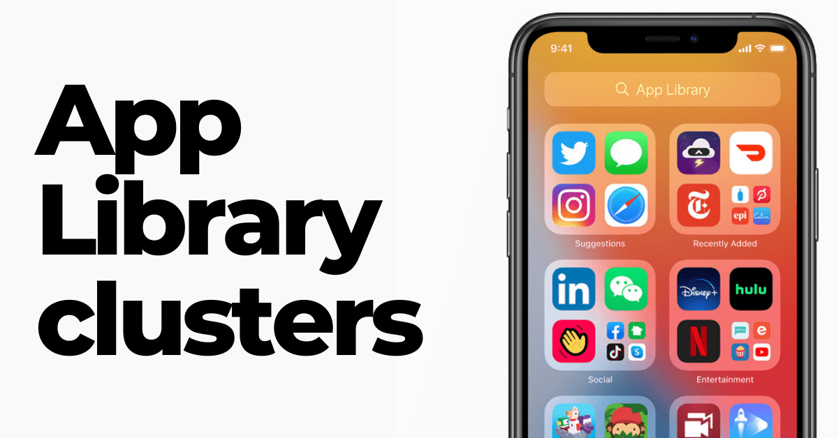 app library app categorization in iOS 14