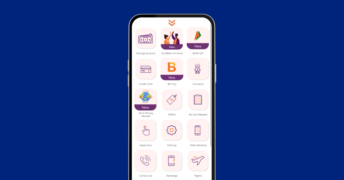 the image shows an example of a personalized home screen
