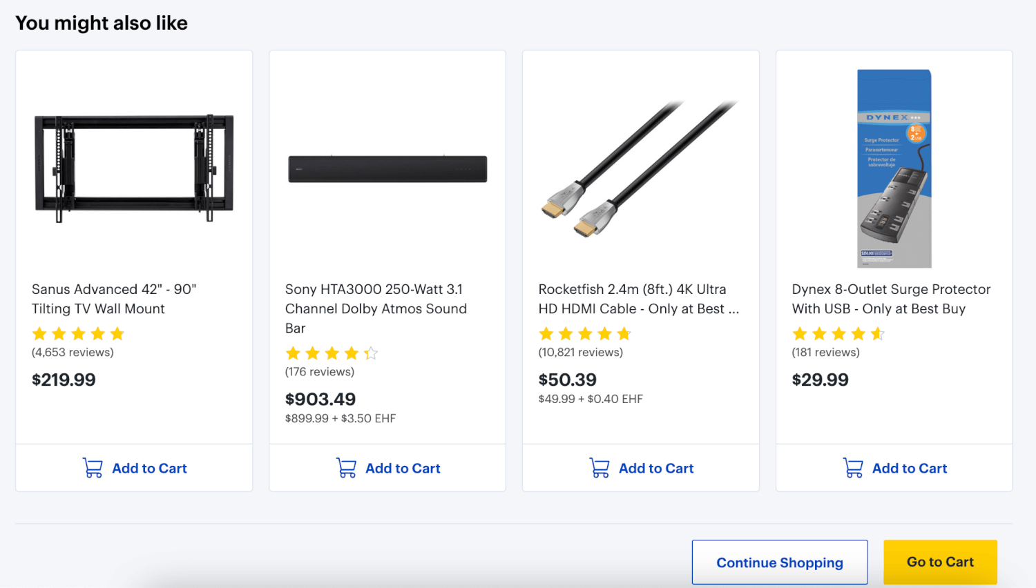 An example of website personalization by Best Buy