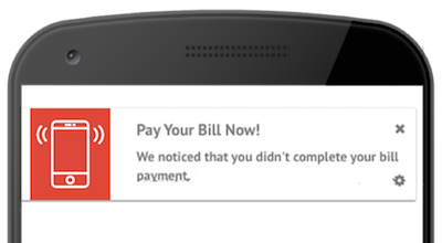 Web Push Notifications Remind users of necessary transactions