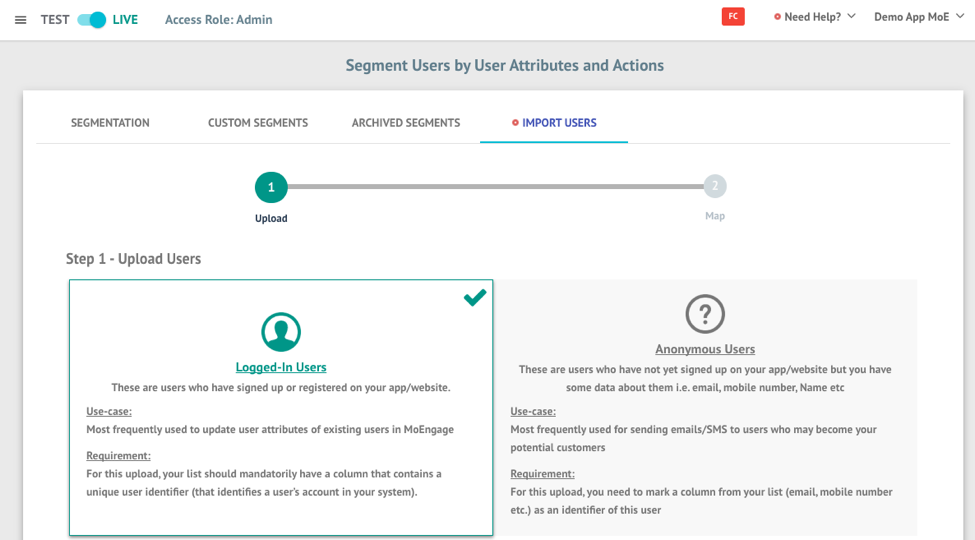 Segment Users by Attributes and Actions