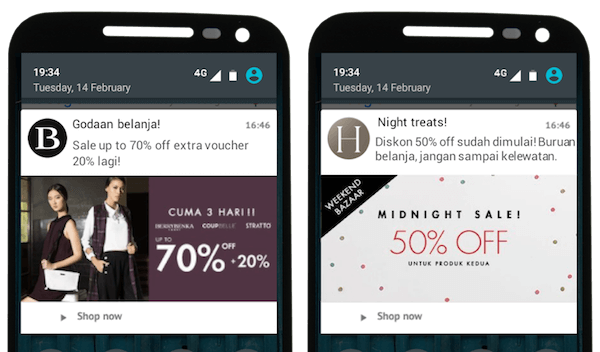 Custom Actions in Push Notifications Encourage More User Taps