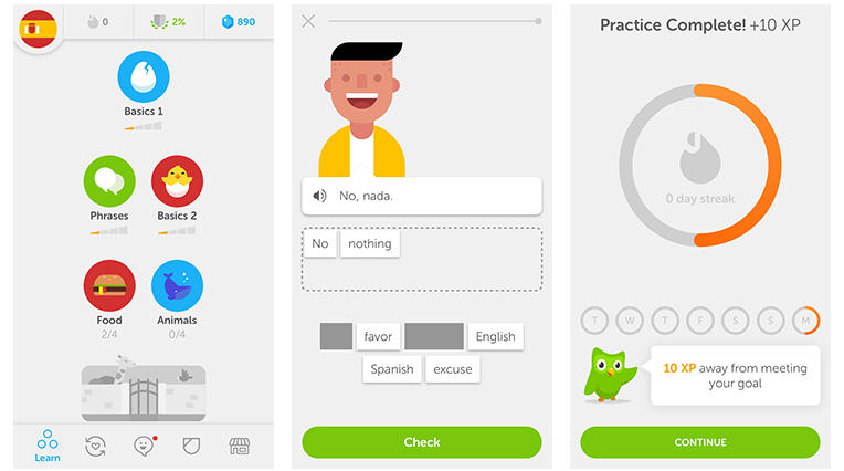 Gamification by Duolingo