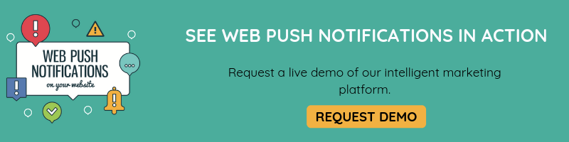 web push notifications in actions request demo 