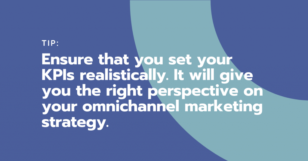 An infographic listing an omnichannel marketing tip