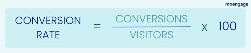 How to calculate conversion rate