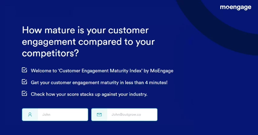 customer engagement maturity index by MoEngage