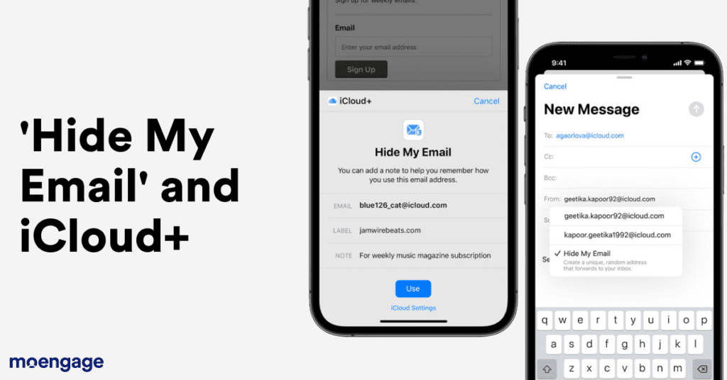 iCloud+ and Hide My Email feature