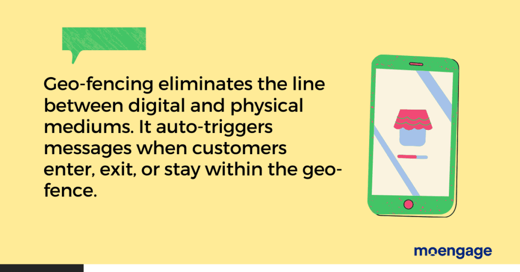 persoanlization in retail-geofencing